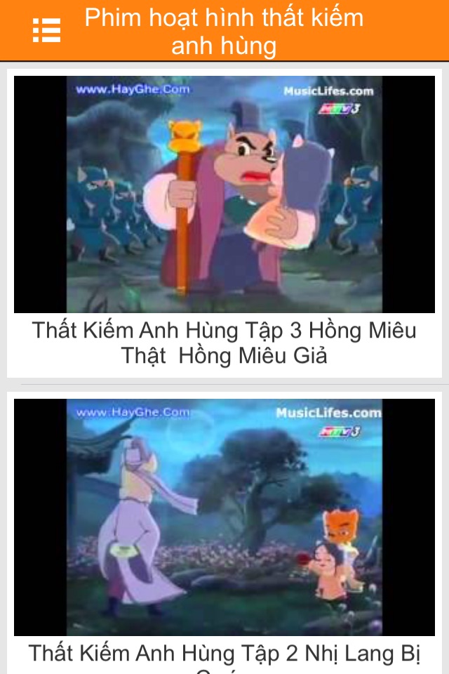 Hoạt Hình - Tổng hợp các video,clip hoạt hình cho bé trên YouTube version screenshot 3