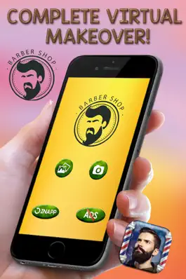 Game screenshot Barber Shop Make-over – Cool Beard and Mustache Stickers in the Best Hair Style Salon for Men mod apk