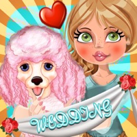 Mes animaux Wedding Salon Dressup - Un chaton en peluche virtuelle et moelleux chiot mariage jeu de relooking pour PC