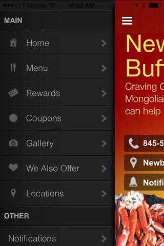 Newburgh Buffet screenshot 2