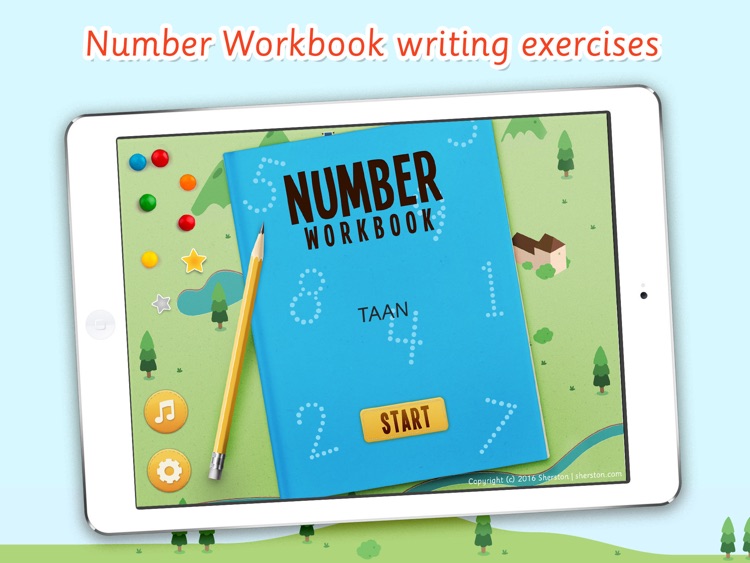 Number Workbook School Edition - Helping children learn to write numbers from 0-20