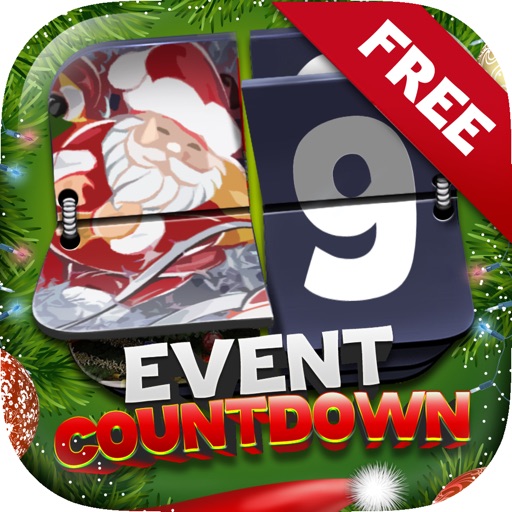 Event Countdown Beautiful Wallpaper  - “ Merry Christmas ” Free