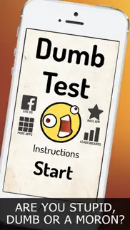 dumb test! iphone screenshot 1