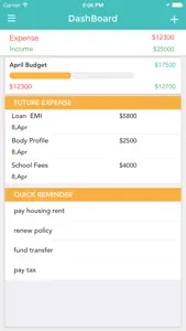 Expense Planner screenshot #1 for iPhone