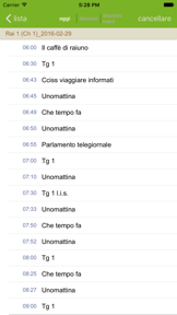 Programmi TV Italia screenshot