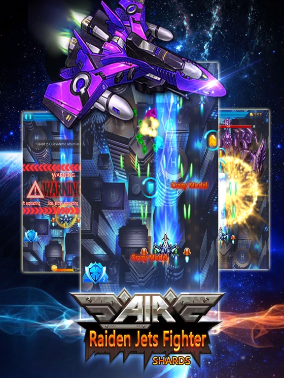 Raiden Jets Fighter: Arcade Craft Shooting Game iPad screenshot