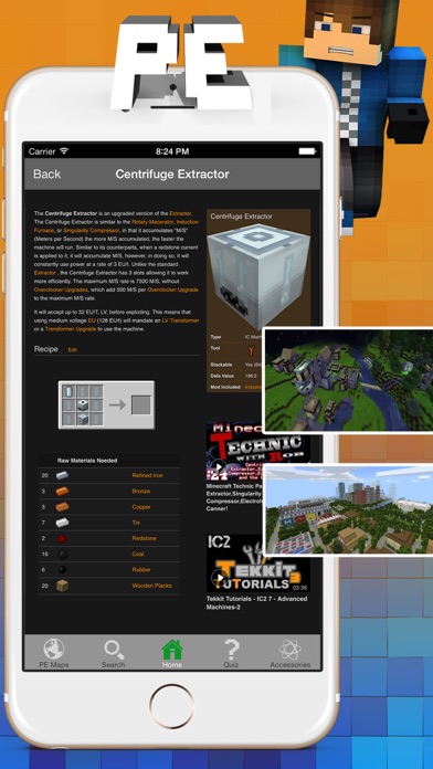 Screenshot #1 pour Pocket Edition Guides for Mods & Maps for Minecraft