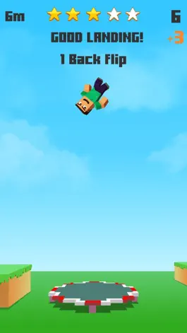 Game screenshot Backflip Trampoline Craft Madness: Hop Hop Hop Man Jump apk