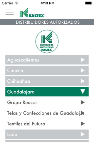 Kaltex screenshot 2
