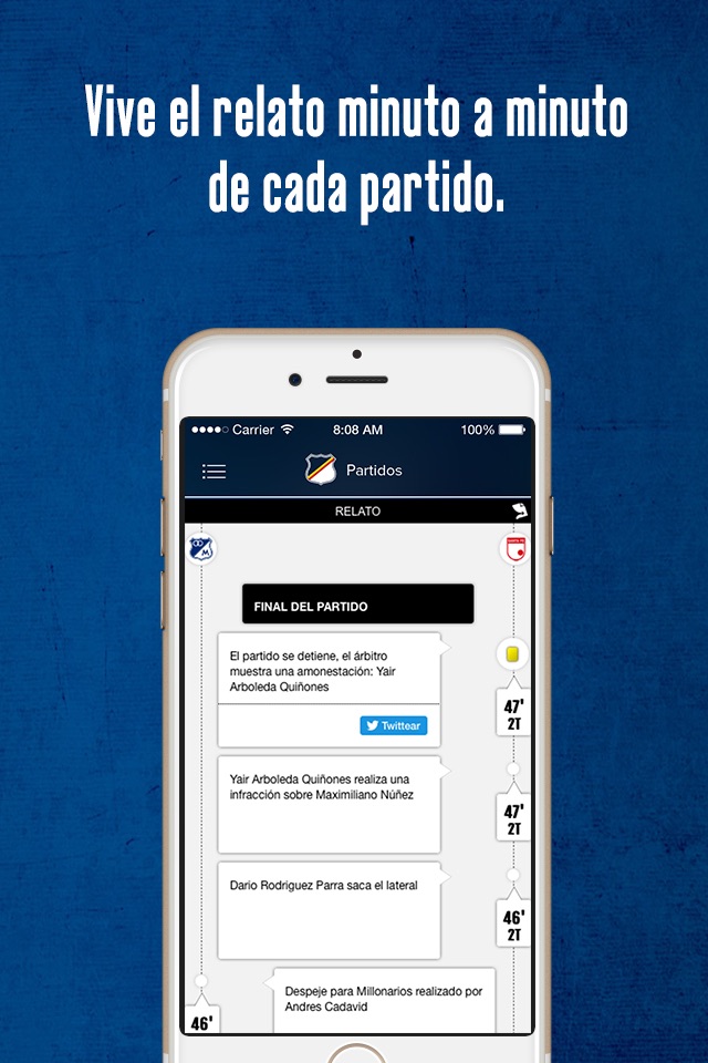 Millos FC App screenshot 2