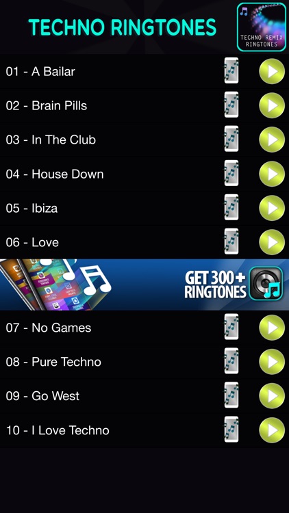 Techno Music Ringtones and Remix Tones Best Sound