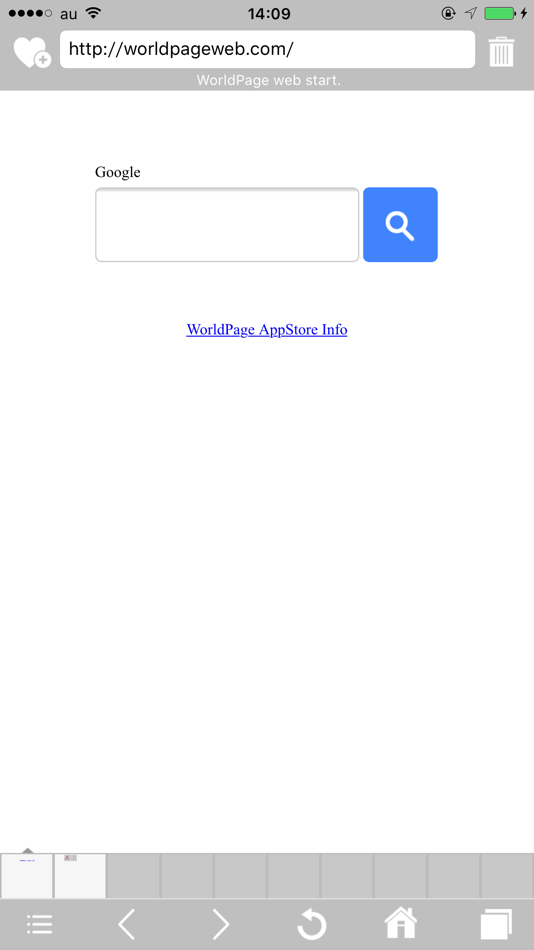 #1. World Page - a web browser for free with a passcode lock and a quick page switch. (iOS) 由: Tomonari Sonoda