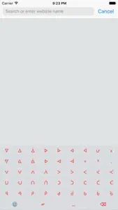 Cree School Board Keyboard App screenshot #1 for iPhone