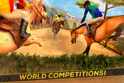Horse Derby Riding Champions Free - Horses Simulator Racing Game screenshot 2