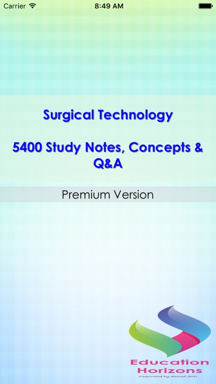 Surgical Technology Study Note 5400 Q&A Exam Review