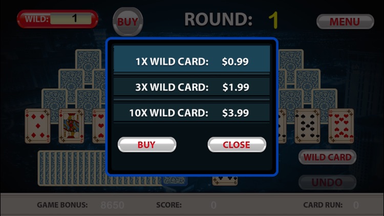 Las Vegas Solitaire Cards Pyramid Challenge screenshot-4