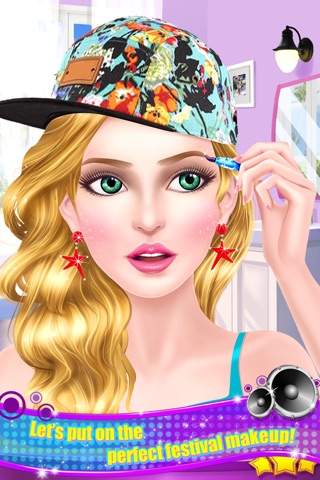 High School Concert Date - Music Festival Girl: Romantic SPA Beauty Makeover Game screenshot 3