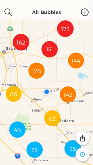 Air Bubbles: Live Air Qualityのおすすめ画像1