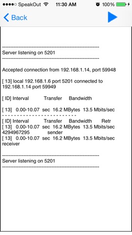 iPerf3 Lite Network Test Toolのおすすめ画像4