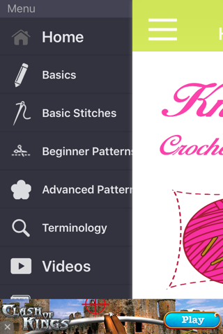 Crochet and Knitting Patterns Guide screenshot 2