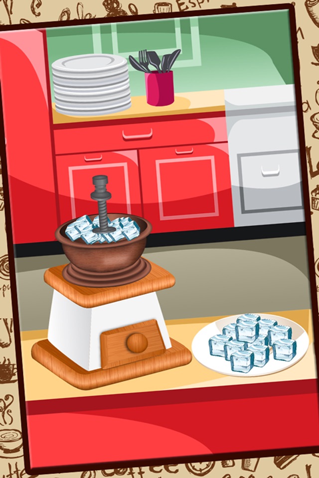 Ice Coffee maker - Make creamy dessert in this cooking fever game for kids screenshot 3