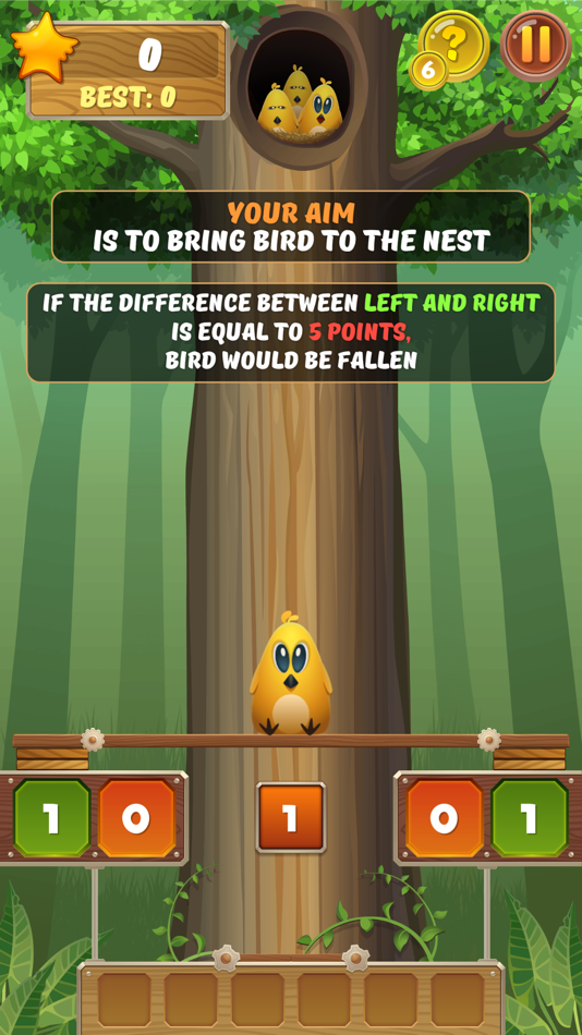 #2. Forest Resque - help the bird to return to the nest (iOS) Podle: CherryPie Studio