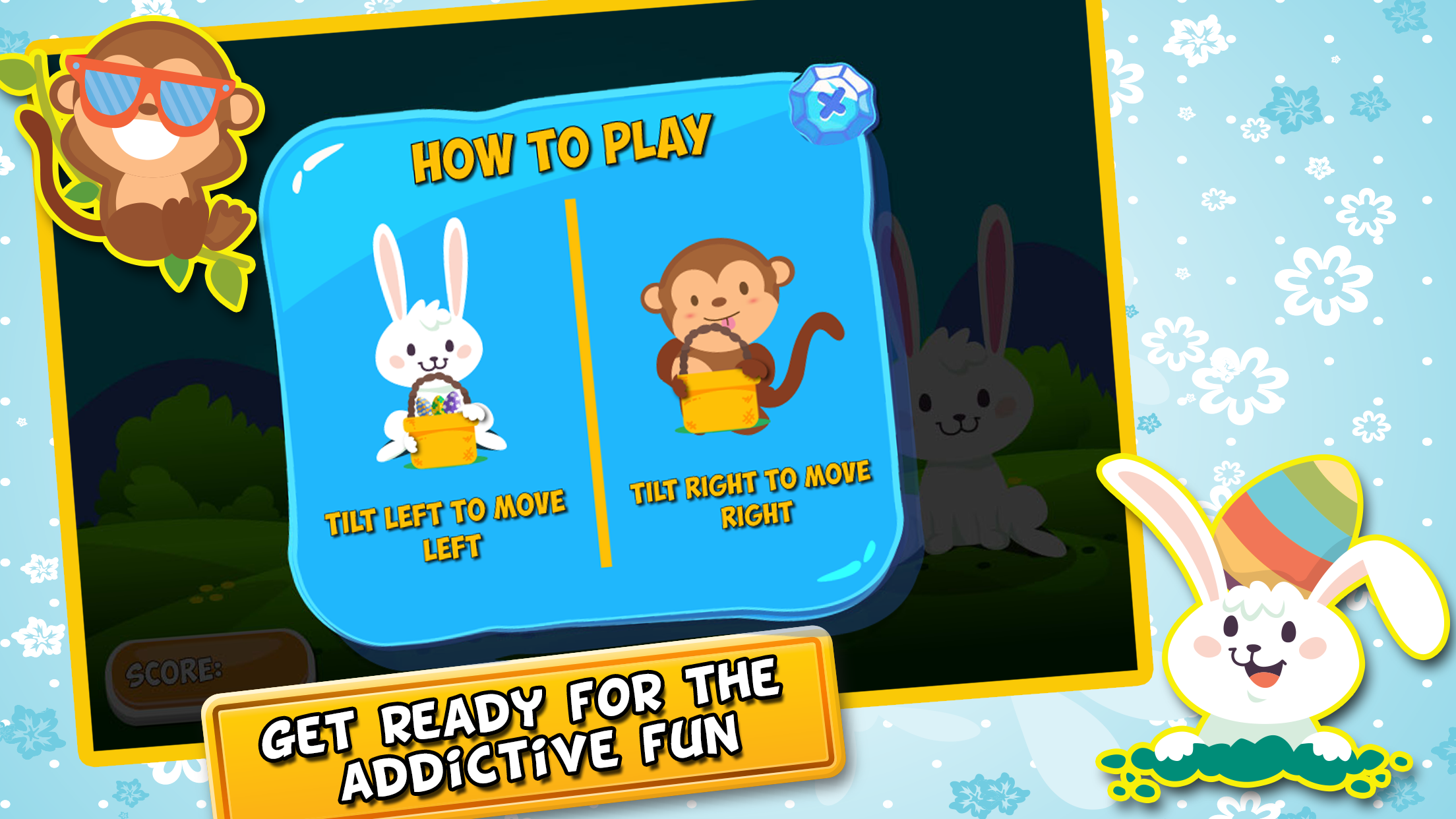 Egg Catcher lite-Play & Earn Score in this Free fun challenge basket game for kids screenshot 4
