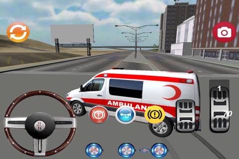 Ambulans Sürme Oyunu 3D Pro screenshot 2