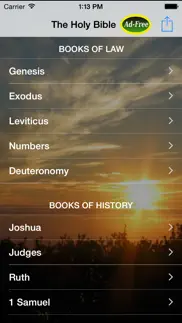the holy bible free: king james version for daily bible study, readings and inspirations! iphone screenshot 1