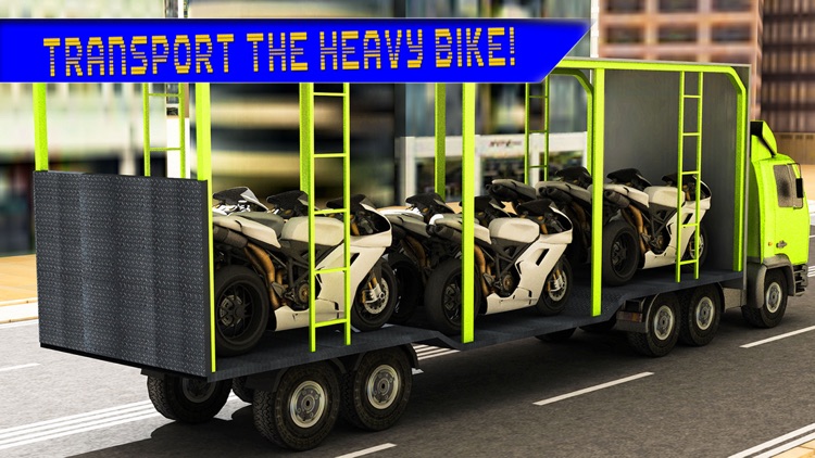 Transport Truck Driver Motorcycle Cargo Simulator 3D