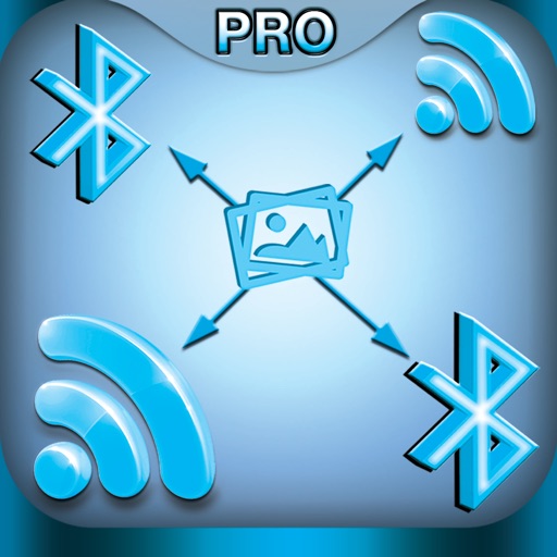 Wireless Photo Transfer Pro - WiFi & Bluetooth Photo Share iOS App