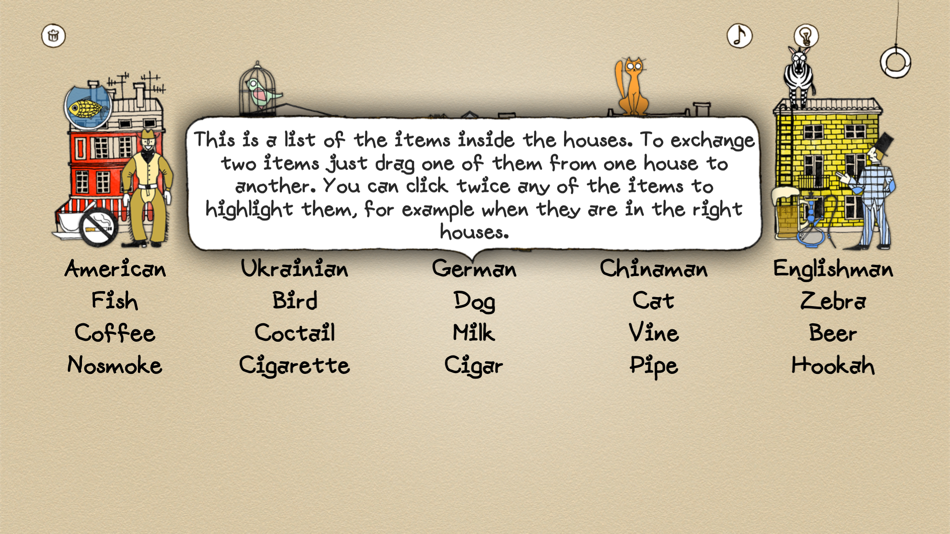 #4. Zebra Puzzle (iOS) Podle: Anatoliy Voropay