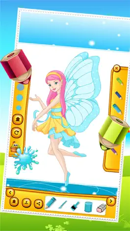 Game screenshot Beauty Fairy Princess Coloring Book Drawing for Kid Games mod apk