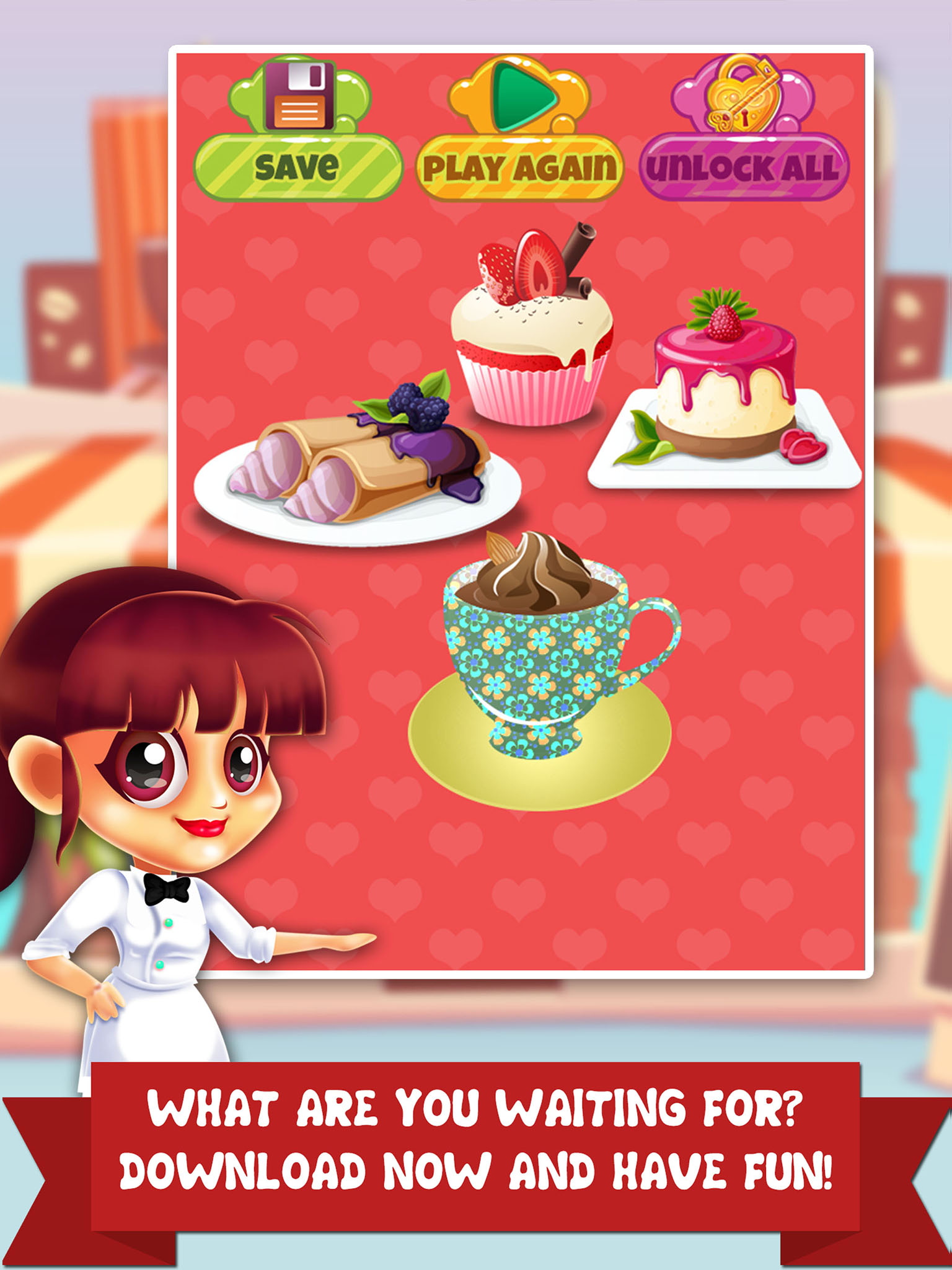 Coffee Dessert Making Salon - food maker games & candy ice cream make for kids!