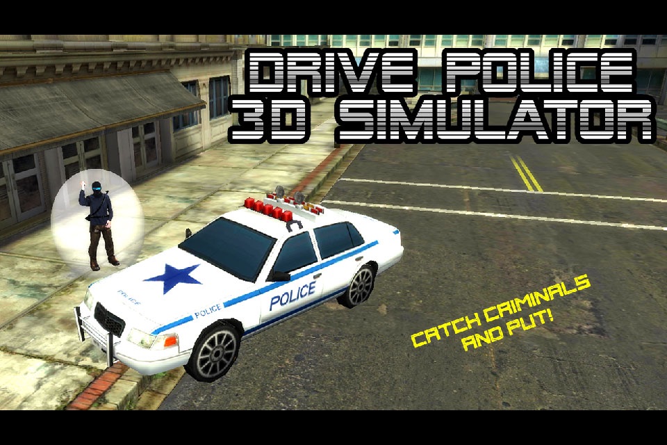 Drive Police 3D Simulator screenshot 2