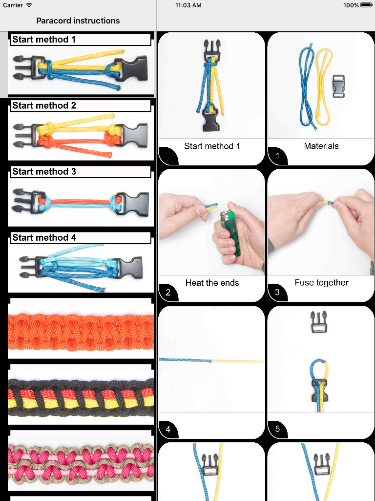 Paracord Instructions