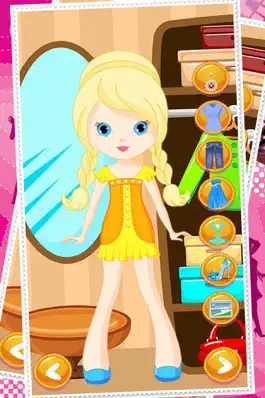 Game screenshot Маленькие девушки одеваются куклы - Мода макияж игры для девочек apk