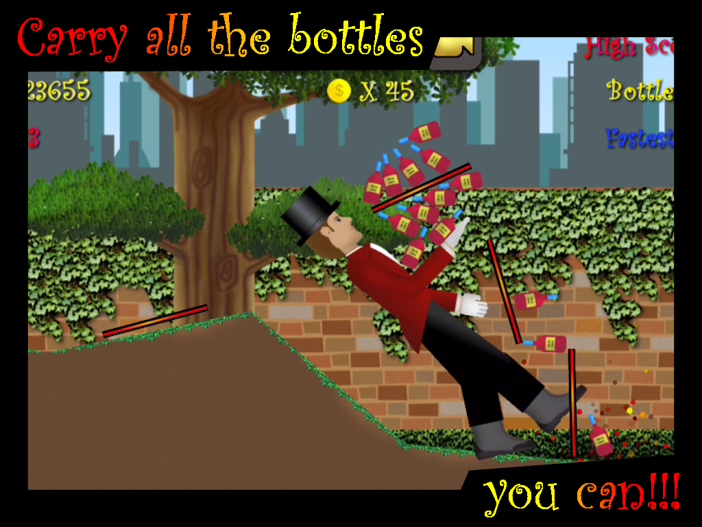Waiter Rush Free: Run faster, keep the balance, don't drop the bottles!!! screenshot 6