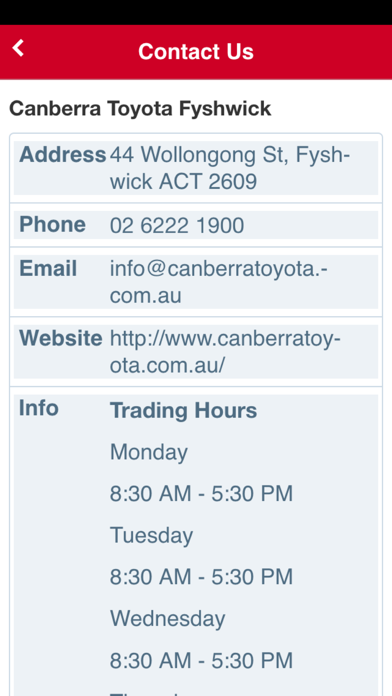 How to cancel & delete Canberra Toyota from iphone & ipad 4