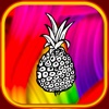 pineapple fruit coloring book show for kid