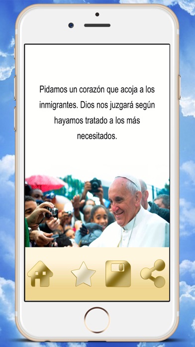 Screenshot #1 pour Phrases in Spanish catholic best quotations - Pope Francisco edition