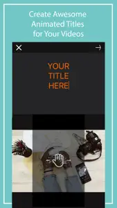 TitleUp - Easily Add Animated Texts to Videos screenshot #1 for iPhone