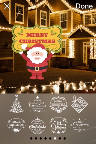 Now That's Christmas: Turn Your Photos Into Holiday Cards With 72 Stickers screenshot 4