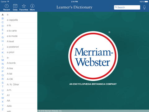 Screenshot #4 pour Learner's Dictionary - English HD