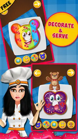Game screenshot Donut Maker Salon - free Fun baby cotton candy cooking making & dessert sweet games for kids mod apk