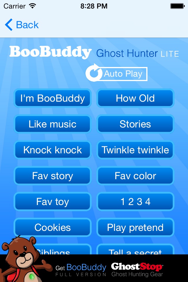 BooBuddy Ghost Hunter LITE screenshot 2