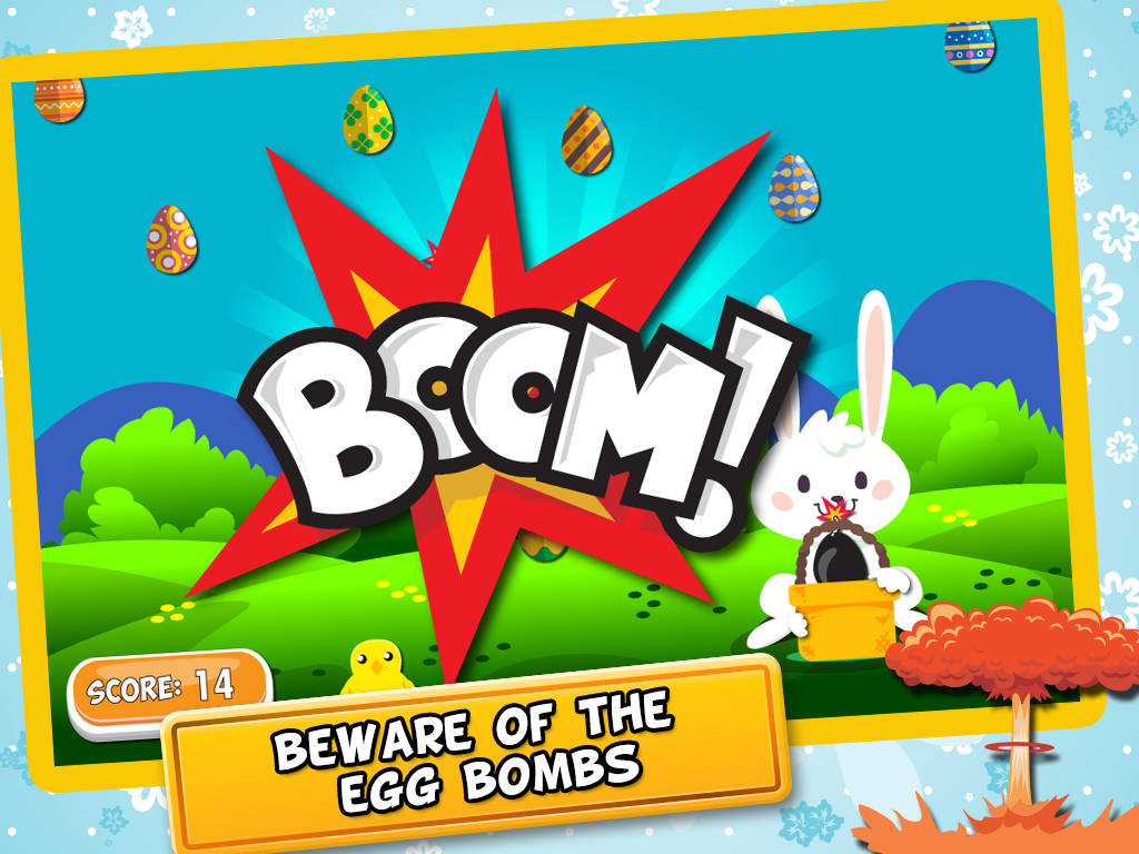 Egg Catcher lite-Play & Earn Score in this Free fun challenge basket game for kids screenshot 6