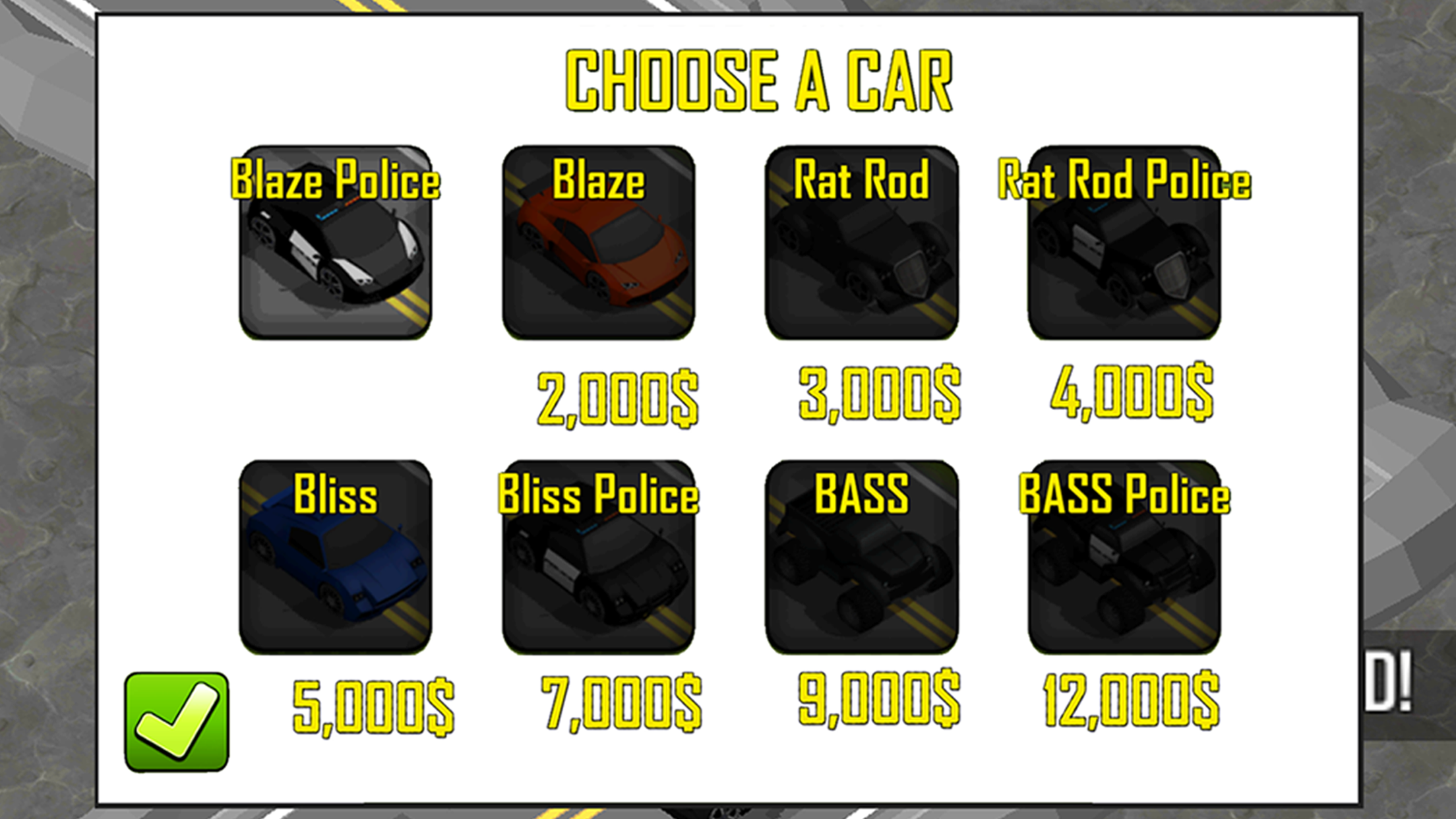 3D Zig-Zag  Car -  On The Run with Maze Road Racing Game screenshot 3