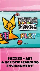 Kids Doodle & Discover: Cats - Color, Draw & Play screenshot #1 for iPhone