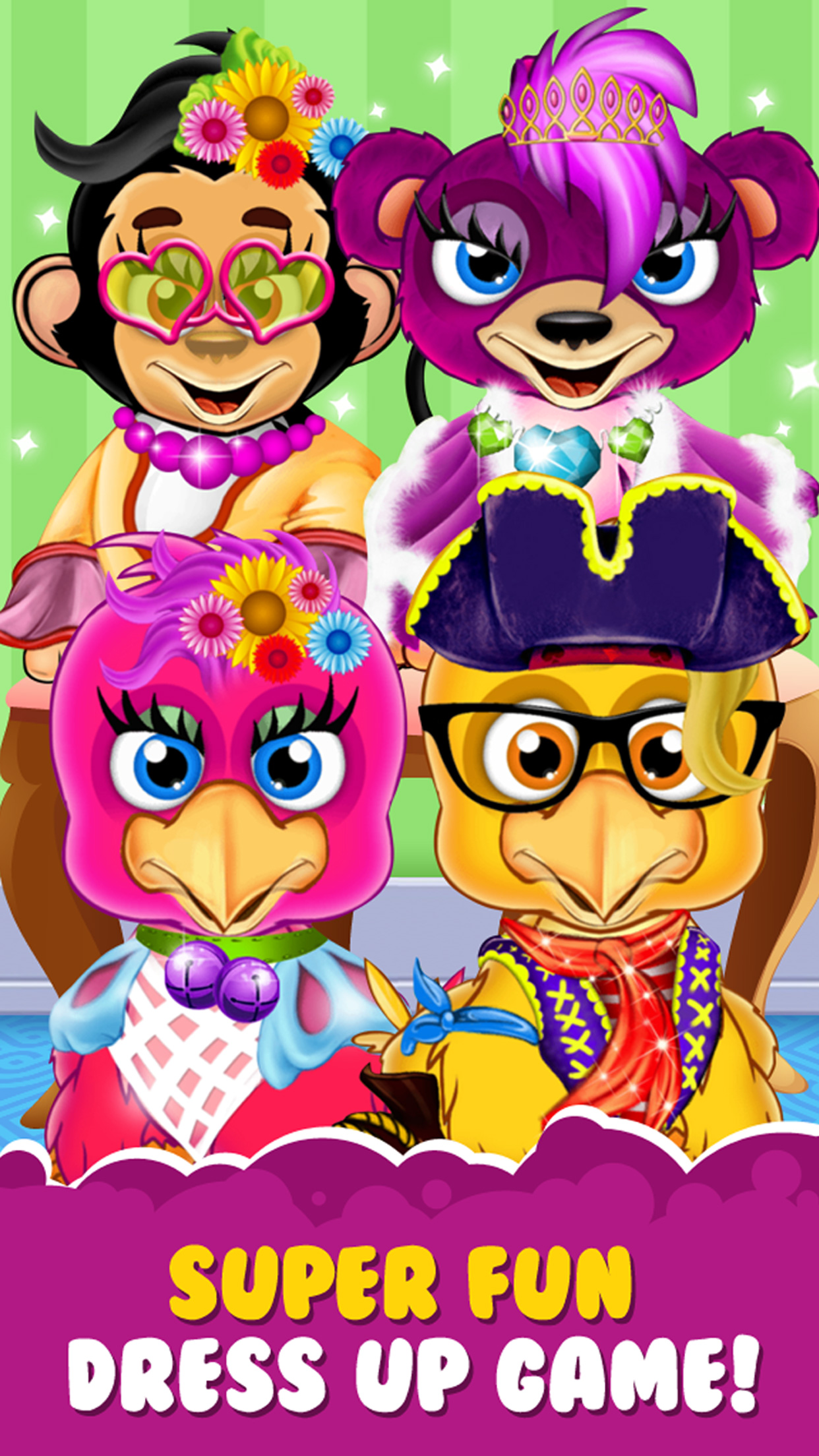 Little Girl Pet Fashion! Princess Dress-Up For Kid